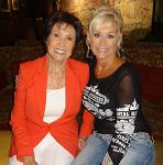 Lorrie Morgan backstage at the Grand Ole Opry on August 1, 2014